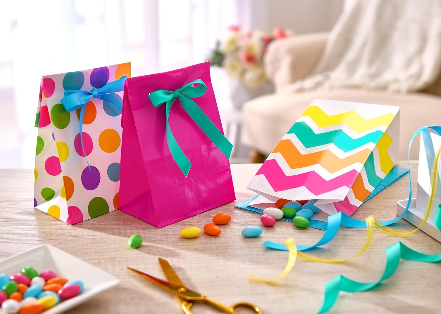 imageAmerican Greetings 10quot Small AllOccasion Goodie Bags Spring Print 16CountSpring Print