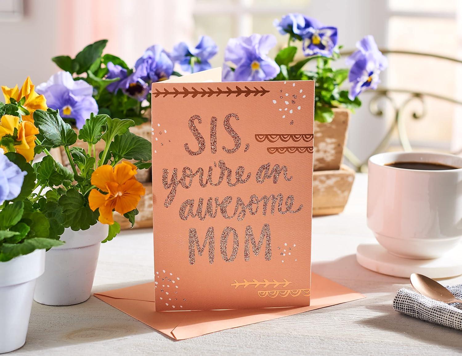 imageAmerican Greetings Mothers Day Card for Sister Shes a Great MotherIncredible Job
