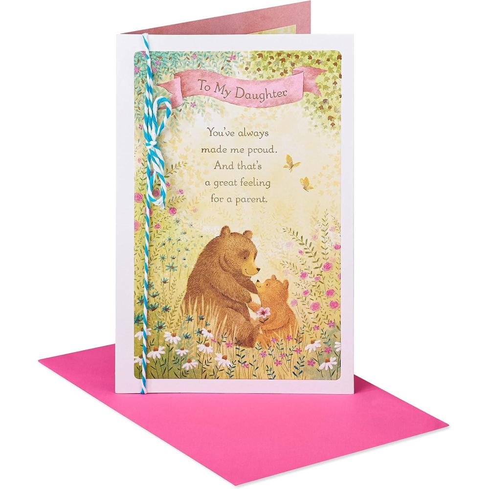 imageAmerican Greetings Mothers Day Card for Daughter Made Me ProudMade Me Proud