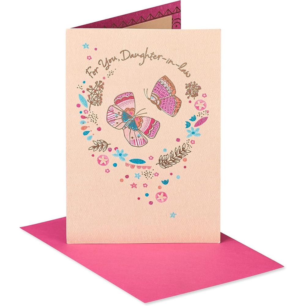 imageAmerican Greetings Mothers Day Card for DaughterinLaw A Wonderful MomYoure Loved