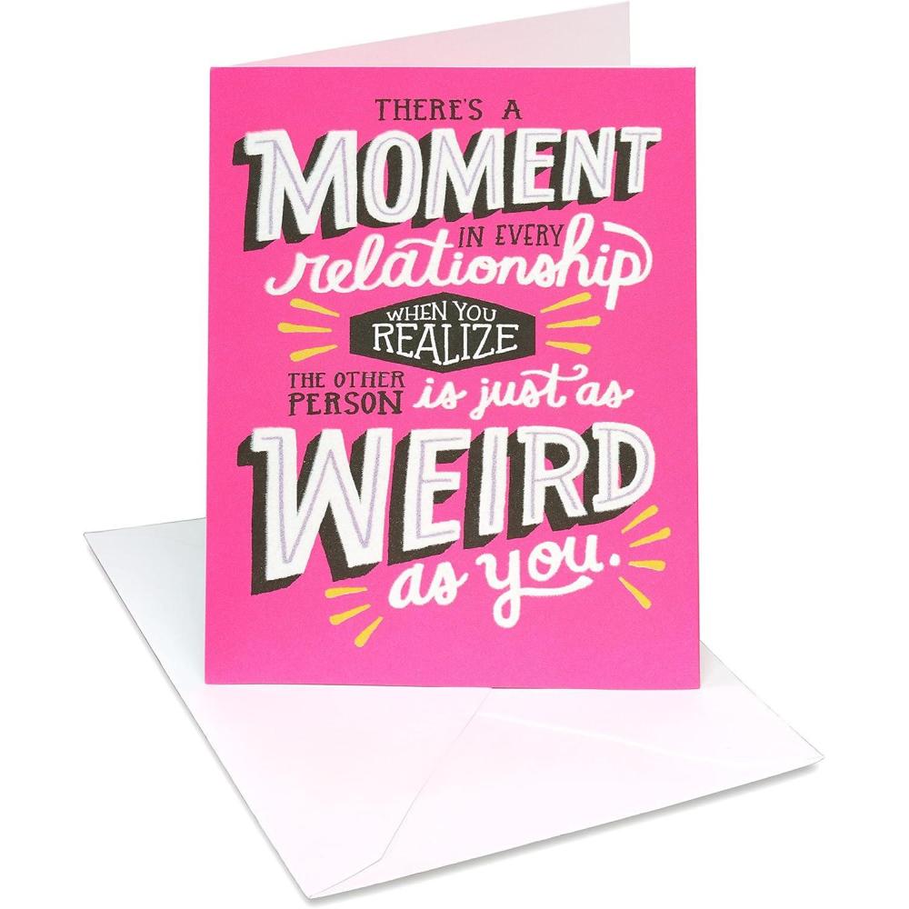 imageAmerican Greetings Valentines Day Card for Husband Wife Boyfriend Girlfriend or Significant Other To My WeirdoTo My Weirdo