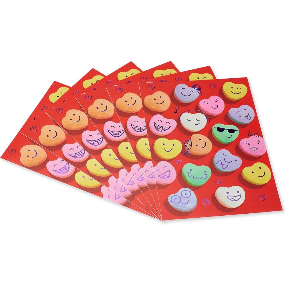imageAmerican Greetings Valentines Day Cards for Kids with Stickers Warmest Wishes and LoveFilled Day 6CountLots of Fun