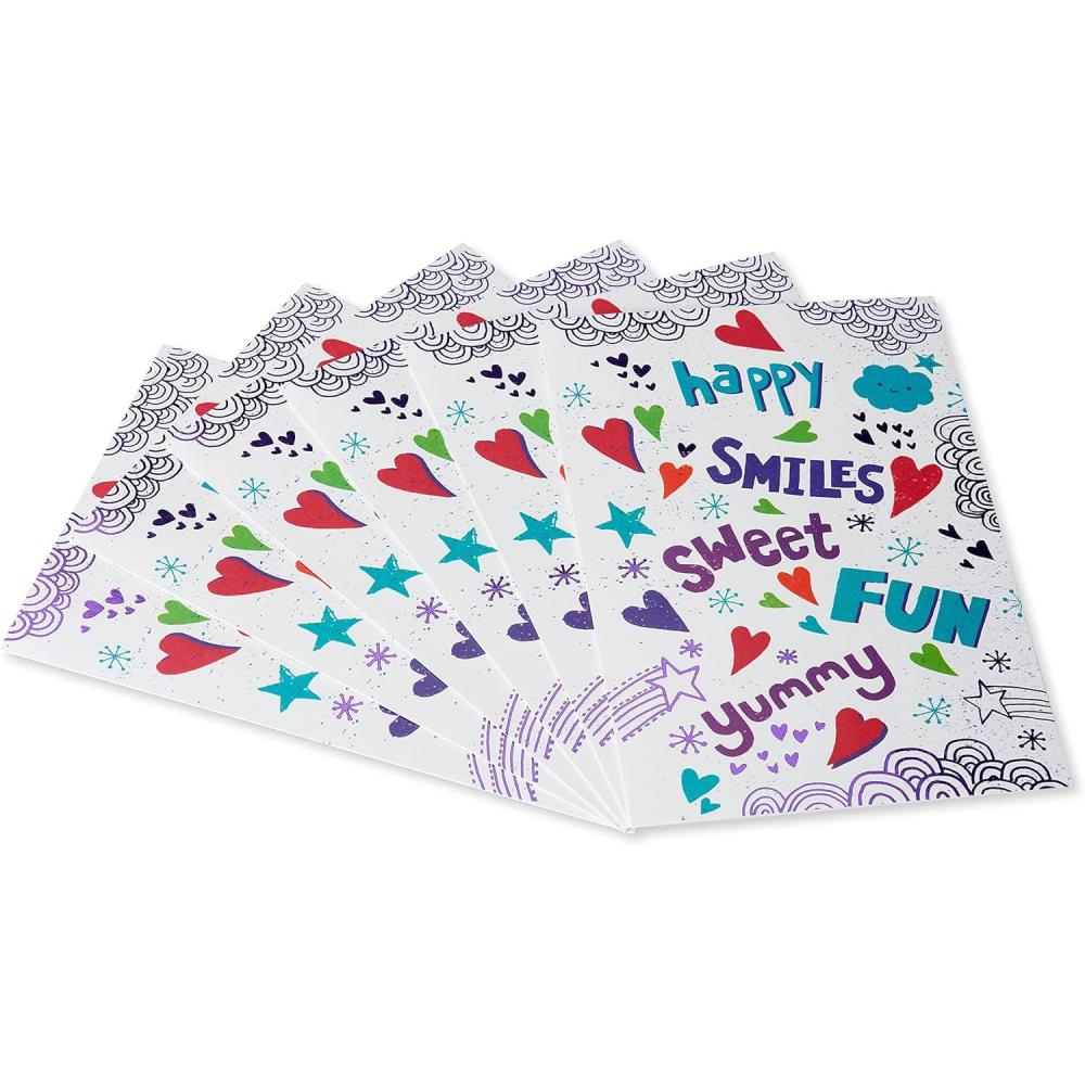 imageAmerican Greetings Valentines Day Cards for Kids with Stickers Warmest Wishes and LoveFilled Day 6Countpurple
