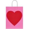 American Greetings 10.5″ Valentines Day Goodie Bags, Hearts and Stripes (16-Count)(Hearts and Solid Colors)