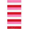 American Greetings 10.5″ Valentines Day Goodie Bags, Hearts and Stripes (16-Count)(Hearts and Stripes)