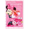 American Greetings Disney Valentines Day Card for Granddaughter (Cute As A Button)(Pink)