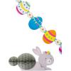 American Greetings Easter Party Supplies, Honeycomb Bunny Banner (2-Count)