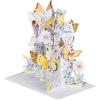 American Greetings Magic Moments Displayable Pop Up Mother’s Day Card with Envelope (More Wonderful)(Accordion Butterflies)