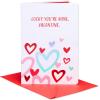 American Greetings Magic Moments Pop Up Candy Holder Valentines Day Card (So Sweet)(MM Hearts LTG Sliceform)