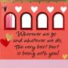 American Greetings Magic Moments Romantic Pop Up Valentine Card (Being with you)(Venice Accordion)