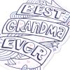 American Greetings Mothers Day Card for Grandma (My Grandma Is Smart)(Ltg in Banner Coloring Card)