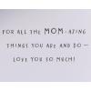 American Greetings Mothers Day Card for Mom (You’ve Taken Care of Me)(MOM-azing)