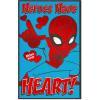 American Greetings Spider-Man Valentines Day Card for Kids with Stickers (Everybody’s Little Hero)