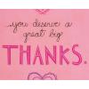 American Greetings Valentines Day Card for Mom (Great Big Thanks)(Great Big Thanks)