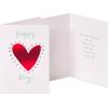 American Greetings Valentines Day Cards for Kids with Stickers, Warmest Wishes and Love-Filled Day (6-Count)(red  white)