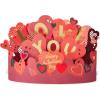 American Greetings Valentines Day Pop Up Card (Look at All This Love)(red)