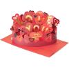 American Greetings Valentines Day Pop Up Card (Look at All This Love)(red)