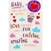 American Greetings Valentines Day Pop Up Card for Wife (Busy Pair)(Babe)
