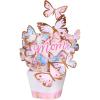 American Greetings Magic Moments Displayable Pop Up Mother’s Day Card with Envelope (More Wonderful)(MM Bouquet Burst Butterflies)