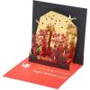 American Greetings Magic Moments Romantic Pop Up Valentine Card (Being with you)(Stars)