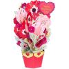 American Greetings Magic Moments Romantic Pop Up Valentine Card (Being with you)(XL Floral Bouquet)