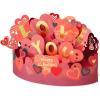 American Greetings Valentines Day Pop Up Card (Look at All This Love)(red)