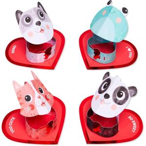American Greetings Magic Moments Pop Up Candy Holder Valentines Day Card (So Sweet)(MM Candy Holder Characters)