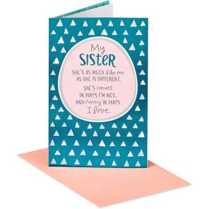 American Greetings Mothers Day Card for Sister (She’s a Great Mother)(I Hope She Knows It)