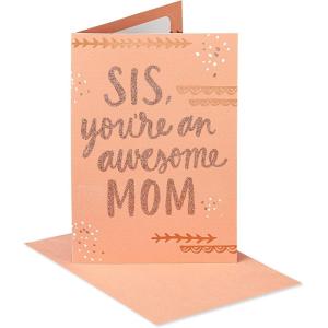 American Greetings Mothers Day Card for Sister (She’s a Great Mother)(Incredible Job)