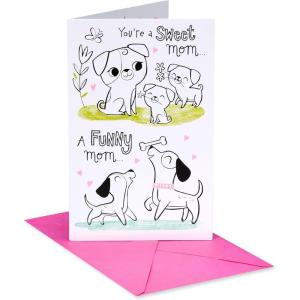 American Greetings Mothers Day Card from Kids (Makes Me Smile)(Spot Series Coloring Activity)