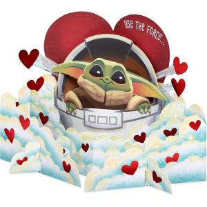 American Greetings Star Wars Pop Up Valentines Day Card (Baby Yoda, Amazing Valentines Day)