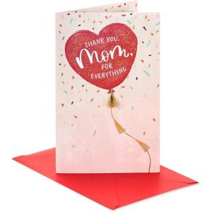 American Greetings Valentines Day Card for Mom (Great Big Thanks)(Hear It Most)