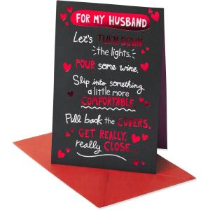 American Greetings Valentines Day Pop Up Card for Husband (Let’s Binge-Watch Our Favorite Show)(Couple in Bed)