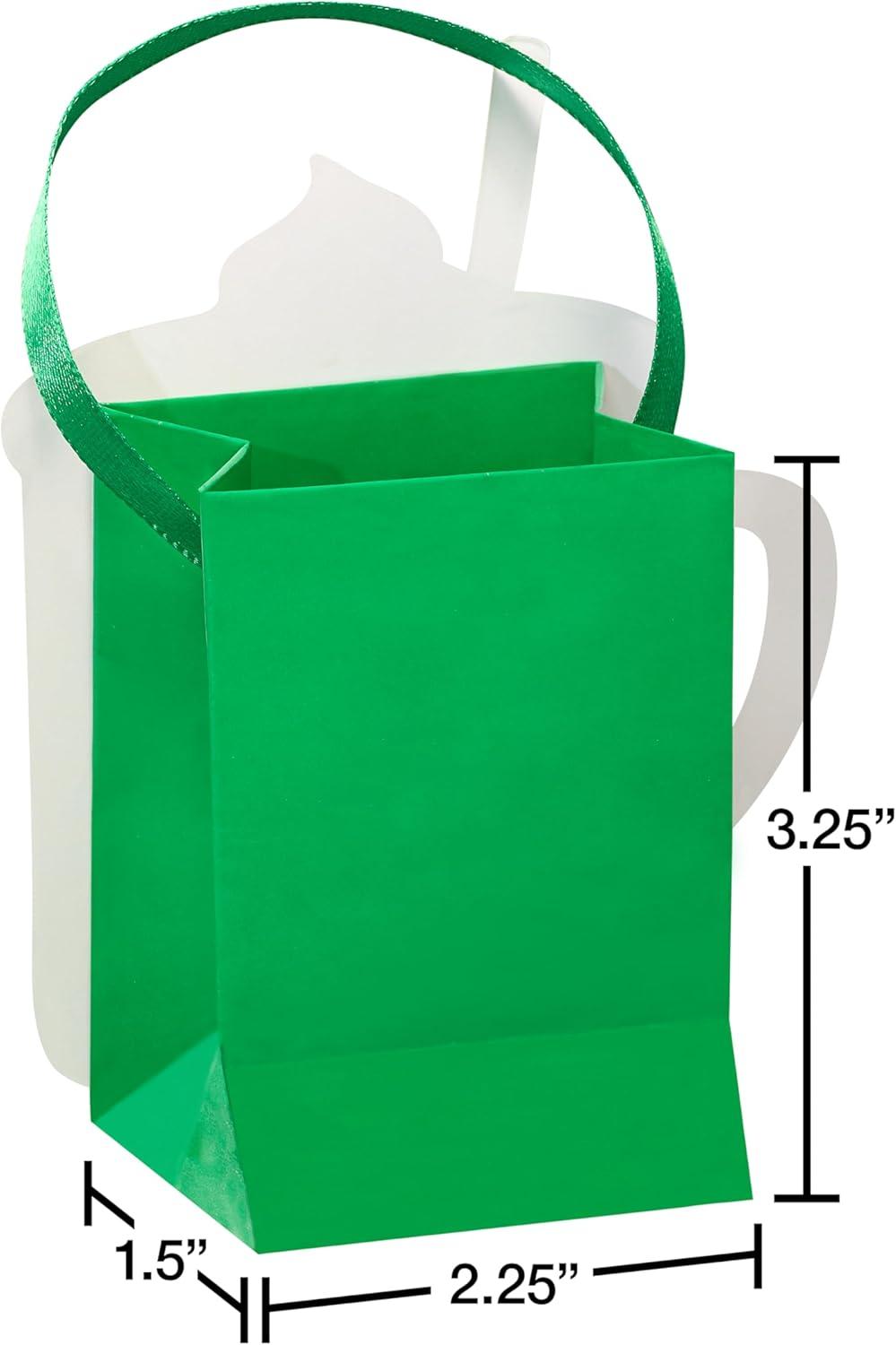 imageAmerican Greetings 4 ct Assorted Christmas Gift Card Holder Mini Treat Bags Cocoa Snowman Christmas Tree Gingerbread HouseGCH XM MINIBAG TIPON ICONS 4CT