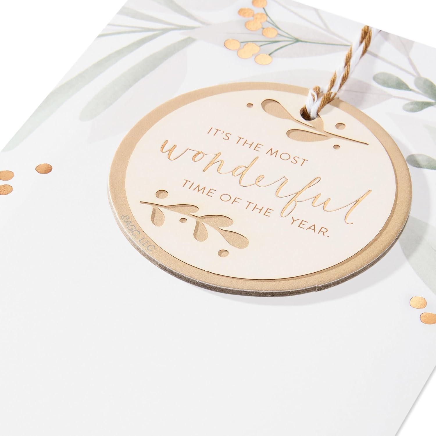 imageAmerican Greetings Christmas Card Special To MeOrnament w Greenery