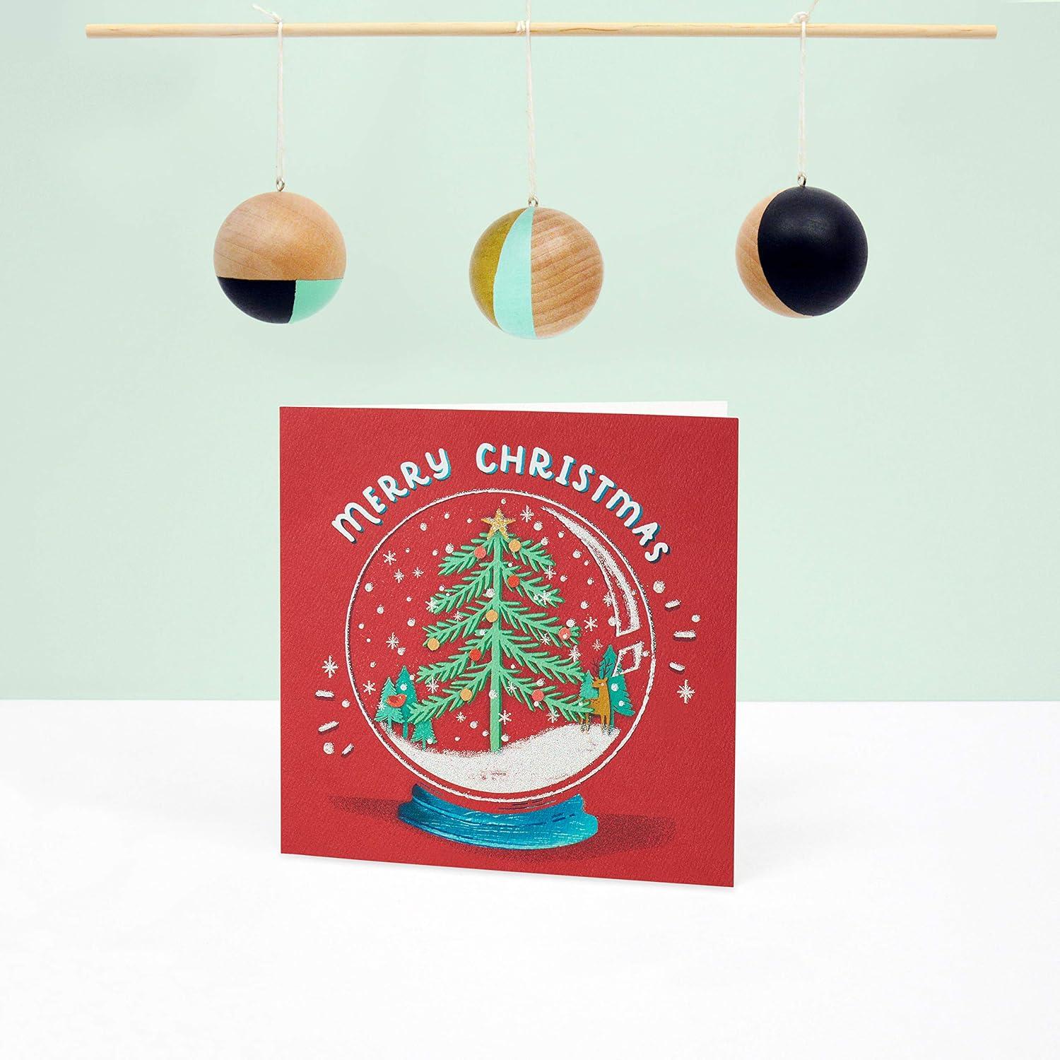 imageAmerican Greetings Christmas Cards Happiness and Cheer 6Count