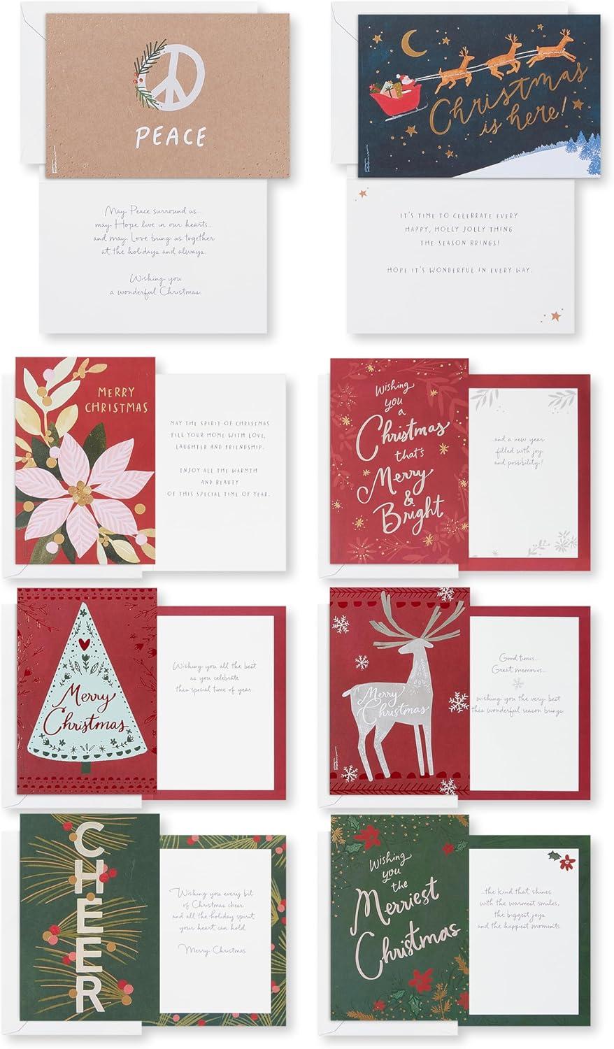 imageAmerican Greetings Christmas Cards with Envelopes Wintery Christmas Designed by Turnowsky 30CountKathy Davis XMAS 30 CT BNDL