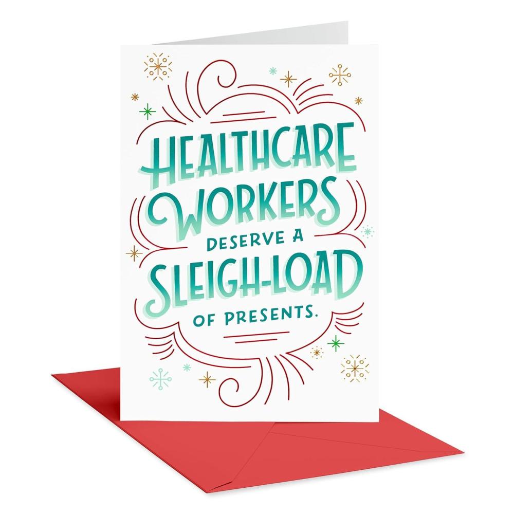 imageAmerican Greetings Christmas Thank You Card for Healthcare Workers Thanks For Everything