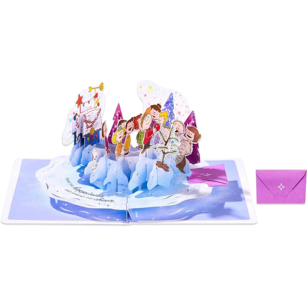 imageAmerican Greetings Magic Moments Charlie Brown Christmas Card for Anyone Spread the CheerPEANUTS Christmas Tree