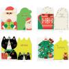 American Greetings 12 ct. Twelve Days of Christmas Countdown, Advent Calendar Mini Note Cards for Kids with Envelopes and Sticker Seals (12 Days of Christmas)(XMAS ALLISON BLACK CB 10CT)