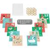 American Greetings 12 ct. Twelve Days of Christmas Countdown, Advent Calendar Mini Note Cards for Kids with Envelopes and Sticker Seals (12 Days of Christmas)(12 DAYS OF XMAS 12CT)