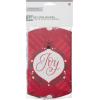 American Greetings 4 ct. Assorted Christmas Gift Card Holder Mini Treat Bags (Cocoa, Snowman, Christmas Tree, Gingerbread House)(GCH XM RED GRN PILLOW BOX 24CT)