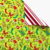 American Greetings 40 sq. ft. Reversible The Grinch Wrapping Paper for Christmas, Stripes (1 Roll, 30 in. x 192 in.)