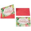 American Greetings Blank Christmas Thank You Cards with Envelopes, Holly (25-Count)