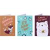 American Greetings Blank Holiday Cards with Envelopes, Winter Nature (48-Count)(New Years and More  Cute Animals)