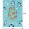 American Greetings Blank Holiday Cards with Envelopes, Winter Nature (48-Count)(New Years and More  Cute Animals)