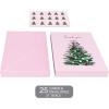 American Greetings Blank Trendy Christmas Thank You Cards with Envelopes and Sticker Seals, Woodland Creatures (25 Count)(XMAS FEM TY 25CT)