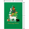 American Greetings Cat Christmas Card (How Much I Love You)(Stacked Dogs)