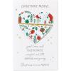 American Greetings Christmas Card (All the Joys)(Heart w Icons)