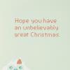 American Greetings Christmas Card (Little Unexpected Joys)(Unbelievably Great Christmas)